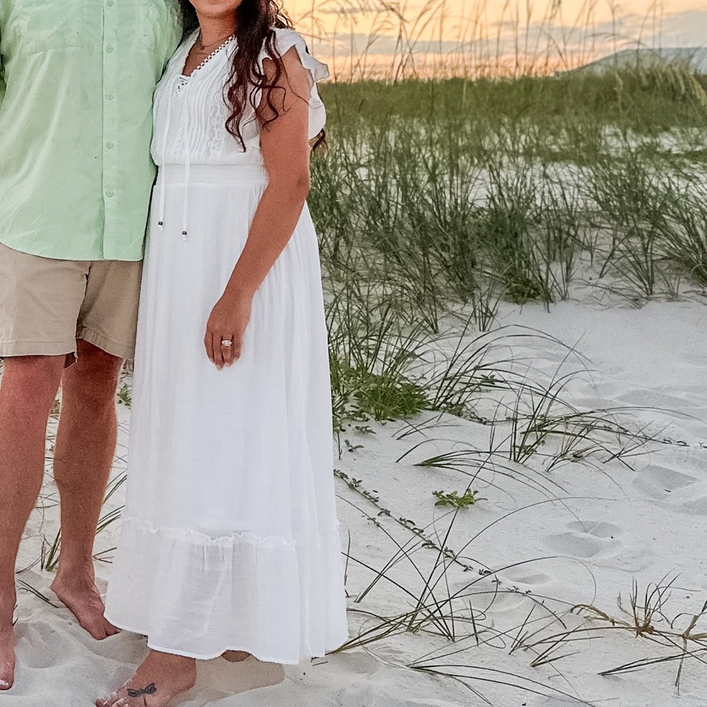 White summer Maxi Dress